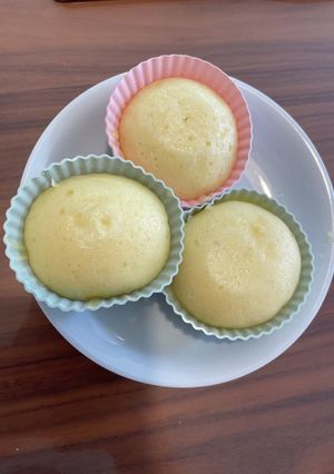 冷めてももちもち HM蒸しパン-レシピのメイン写真