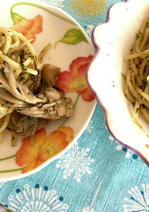 きのこの、バジルソースパスタ-レシピのメイン写真