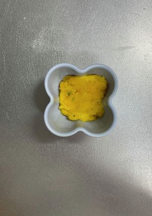 離乳食中期：かぼちゃサラダ-レシピのメイン写真