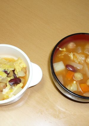 豆だくさんのミネストローネ風スープ-レシピのメイン写真