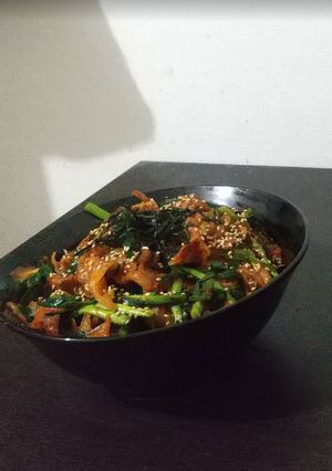 豚キムチ丼-レシピのメイン写真
