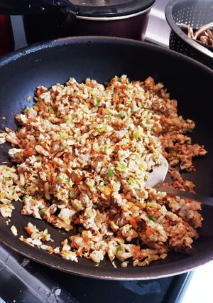 犬用/豚肉と桜えびチャーハン-レシピのメイン写真
