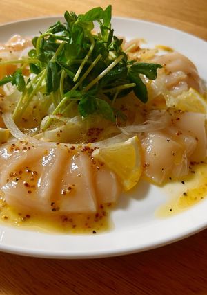 ホタテのカルパッチョ-レシピのメイン写真