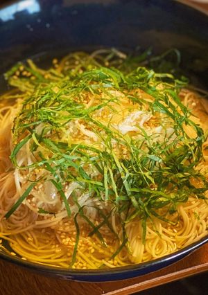 簡単さっぱり☆鶏だしレモンそうめん-レシピのメイン写真