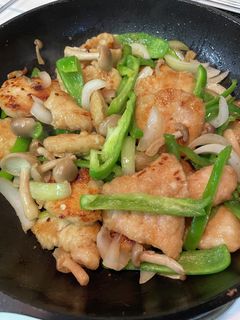 鶏胸肉の生姜焼きピーマン編-レシピのメイン写真