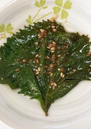 大葉の醤油漬け-レシピのメイン写真