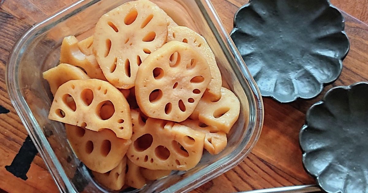 冷凍れんこんで常備菜☆簡単甘酢煮 by ちーすけ♡ 【クックパッド