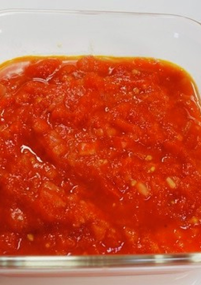 完熟トマトで作る簡単美味しいトマトソース-レシピのメイン写真