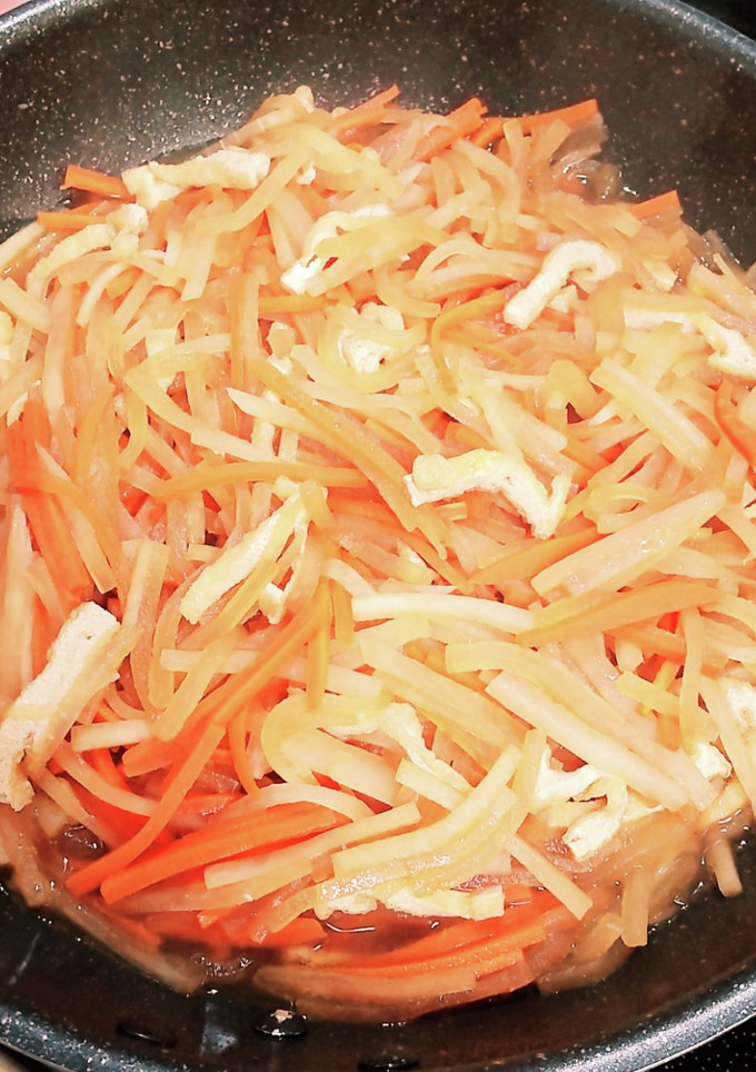 ※大根 人参 薄揚げ の炒め煮-レシピのメイン写真