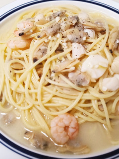 ボンゴレ風海鮮パスタ-レシピのメイン写真