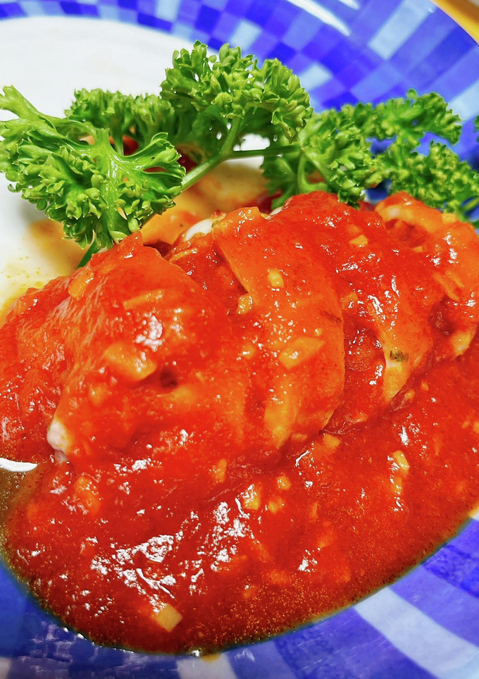 イカの詰め物〜トマトソースがけ〜-レシピのメイン写真
