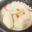 土鍋でカオマンガイ風手羽先の炊き込みご飯