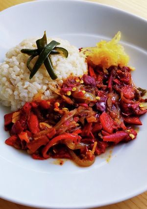 完熟ピーマンのスリランカ風カレー-レシピのメイン写真