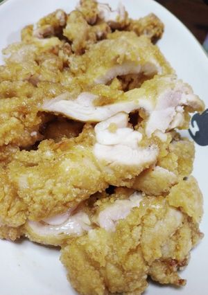 柔らか鶏腿肉の一枚竜田揚げ-レシピのメイン写真