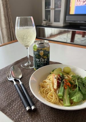 冷製パスタ　シャインマスカット入り-レシピのメイン写真