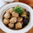 肉団子となすの煮浸し。甘辛味が染みる♪