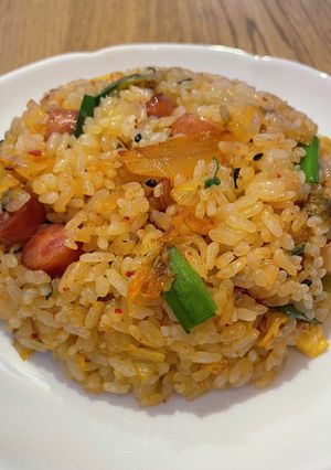 SDGs?☆キムチらっきょうスタミナ炒飯-レシピのメイン写真