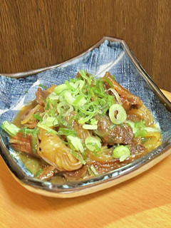 牛すじ肉と結びしらたきの味噌煮-レシピのメイン写真