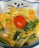ねこぶだしde贅沢たまご丼