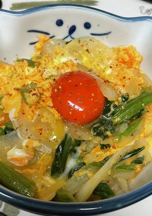 ねこぶだしde贅沢たまご丼-レシピのメイン写真