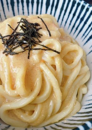 明太カルボうどん-レシピのメイン写真