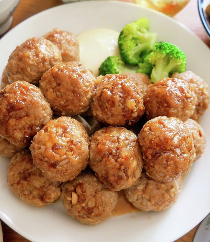 おうちにあるアレのおかげ！ふわふわ肉団子-レシピのメイン写真