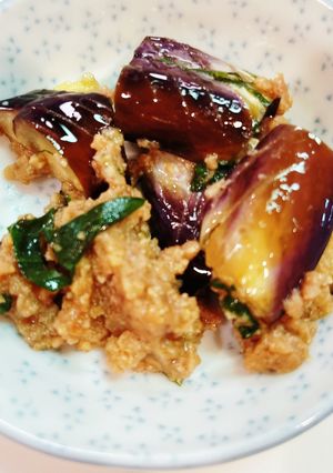 大葉香る♪ナスの肉味噌炒め-レシピのメイン写真