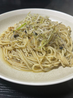 葱胡椒パスタ-レシピのメイン写真