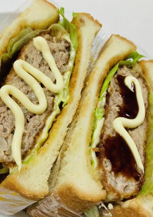 メンチカツサンドイッチ-レシピのメイン写真