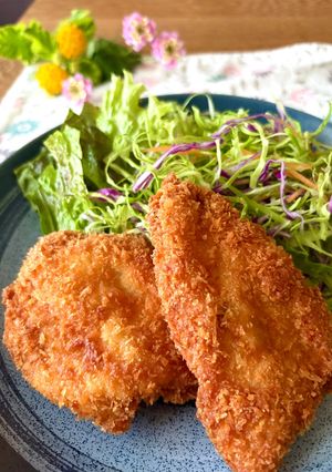 簡単夕食・お弁当・作り置き★鶏むね肉のチキンカツ-レシピのメイン写真
