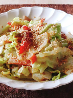 キャベツとハムのすり胡麻和え★簡単★弁当-レシピのメイン写真