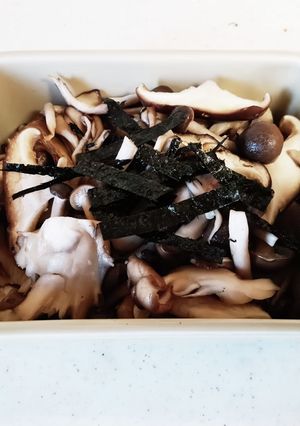 簡単!きのこのゆず醤油和え-レシピのメイン写真