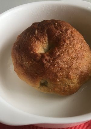 抹茶と甘納豆のベーグル-レシピのメイン写真