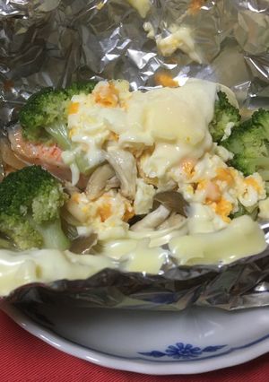 タルタル乗せ鮭のチーズホイル焼き-レシピのメイン写真