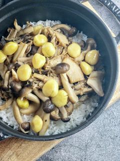 3種のきのこと銀杏の混ぜごはん-レシピのメイン写真