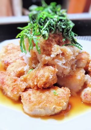 揚げないおろしポン酢チキン-レシピのメイン写真