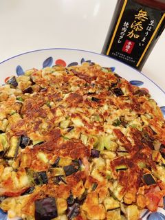 焼肉生だれでなす大量消費のトロカリピザ-レシピのメイン写真