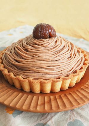 簡単！大きなモンブランタルト-レシピのメイン写真