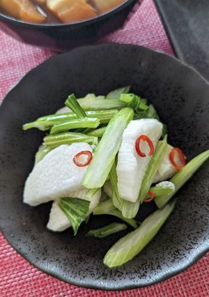 白だしで★セロリと長芋の漬物-レシピのメイン写真