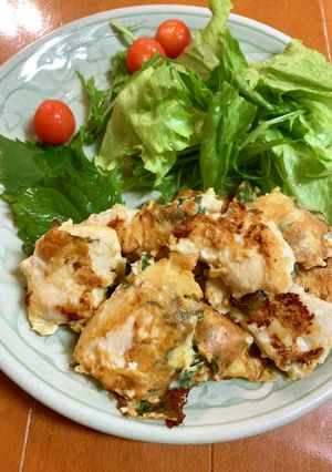 鶏胸肉の大葉入りピカタ-レシピのメイン写真