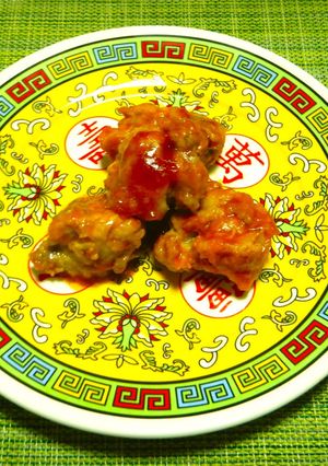 揚げない！ヘルシー酢豚ワンパンで甘酢あん-レシピのメイン写真