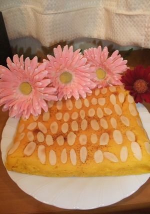 かぼちゃとアーモンドのしっとりケーキ-レシピのメイン写真