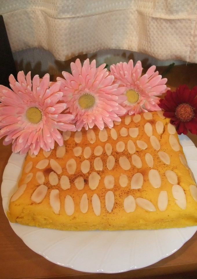 かぼちゃとアーモンドのしっとりケーキ-レシピのメイン写真