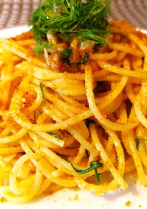 ボッタルガ(イタリアのからすみ)のパスタ-レシピのメイン写真