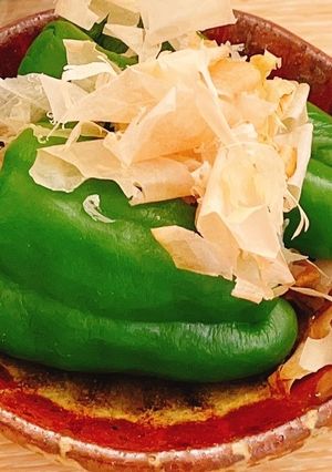 簡単おかず☆丸ごとピーマンのレンチン浸し-レシピのメイン写真