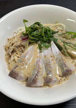 【さかなの日】ブリしゃぶごまだれそうめん-レシピのメイン写真