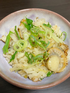【さかなの日】ホタテと水菜の炊き込みご飯-レシピのメイン写真