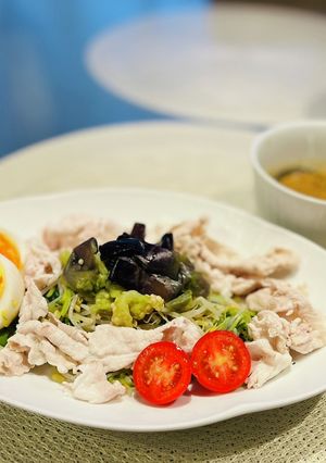 豆苗ともやしの豚しゃぶサラダ-レシピのメイン写真