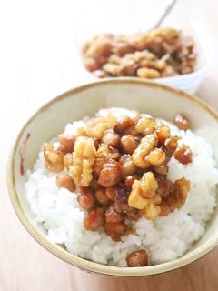 新米のお供♡くるみ入り大豆とじゃこの佃煮-レシピのメイン写真