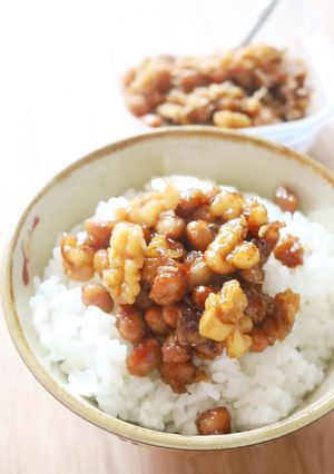 新米のお供♡くるみ入り大豆とじゃこの佃煮-レシピのメイン写真